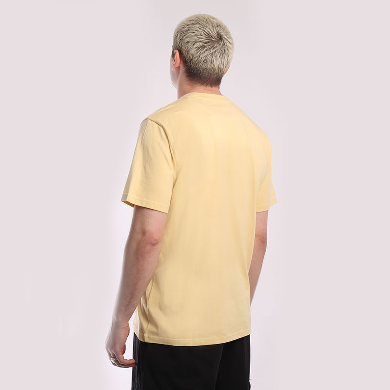 мужская желтая футболка Carhartt WIP S/S Pocket T-Shirt I030434-citron - цена, описание, фото 3